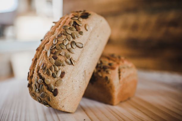 100% Kamut Bread with Pumpkin Seeds